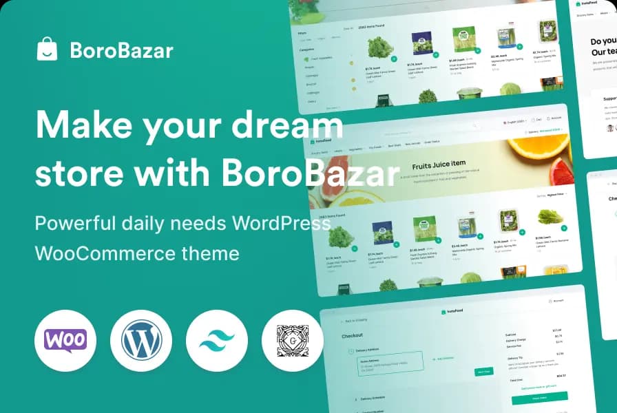 BoroBazar - Grocery WooCommerce WordPress theme