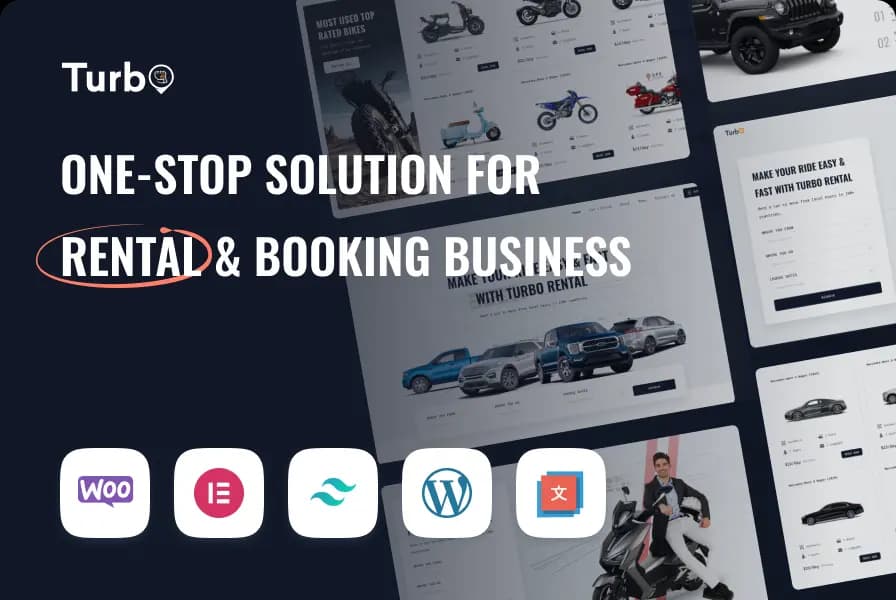 Turbo - WooCommerce Rental & booking Theme